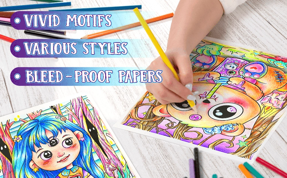 Little Creepy Coloring Book - content plus - 1