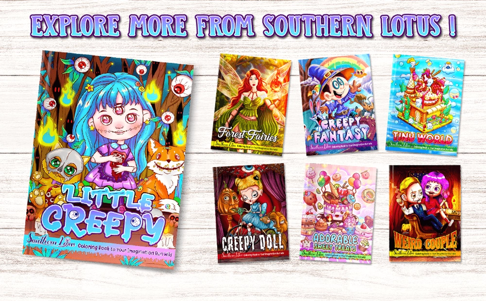 Little Creepy Coloring Book - content plus - 3