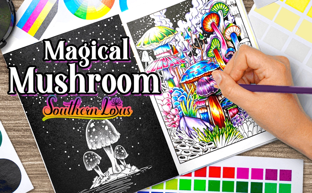 Magical Mushroom Coloring Book - content plus - 0