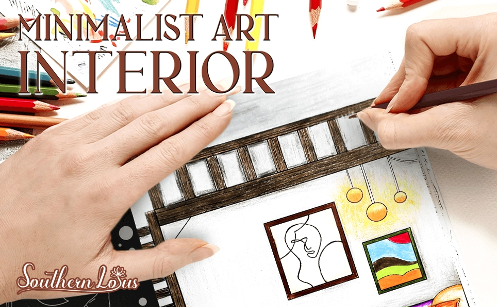 Minimalist Art Interior Coloring Book - content plus - 0