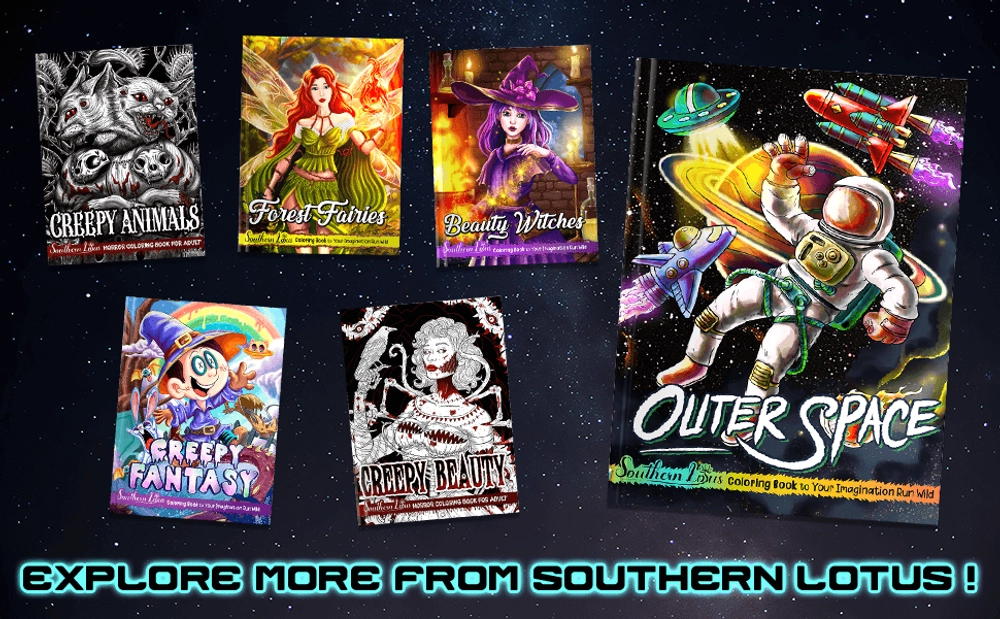 Outer Space Coloring Book - content plus - 3