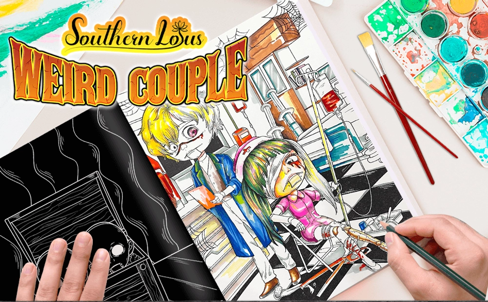 Weird Couple Coloring Book - content plus - 0