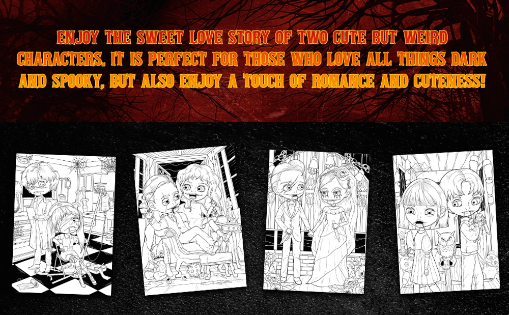 Weird Couple Coloring Book - content plus - 2