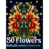 50 Flowers Coloring Book - thumbnail - 1