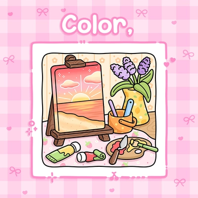 Girl Things Coloring Book - 3