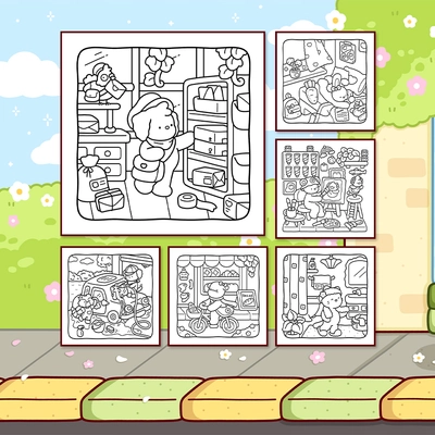 Calm Days Coloring Book - 2