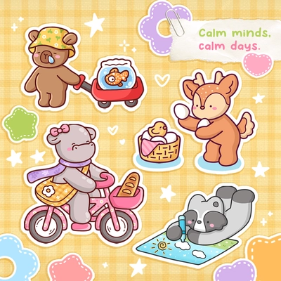 Calm Days Coloring Book - 5