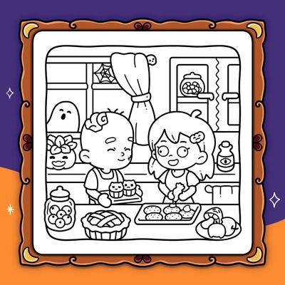 Spooky Fun Coloring Book - 5
