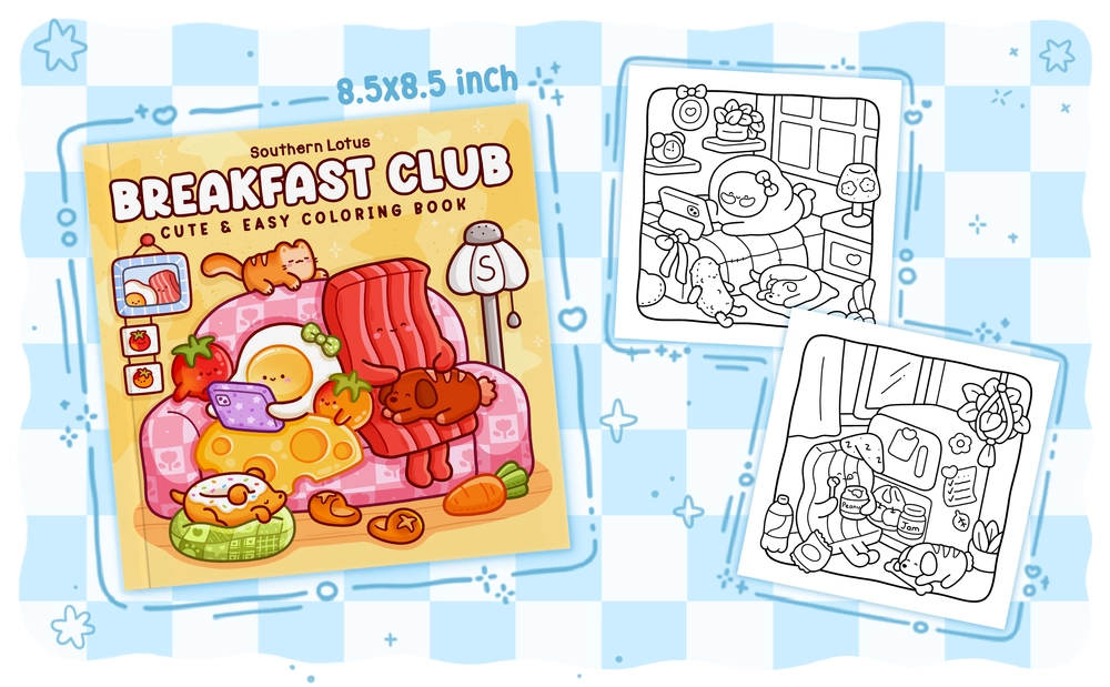 Breakfast Club Coloring Book - content plus - 2