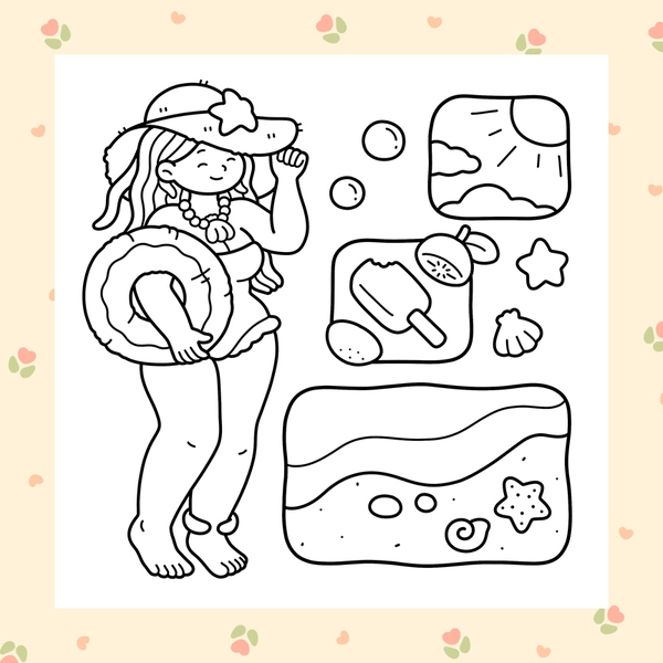 Girl Spaces Vol.2 Coloring Book - 3