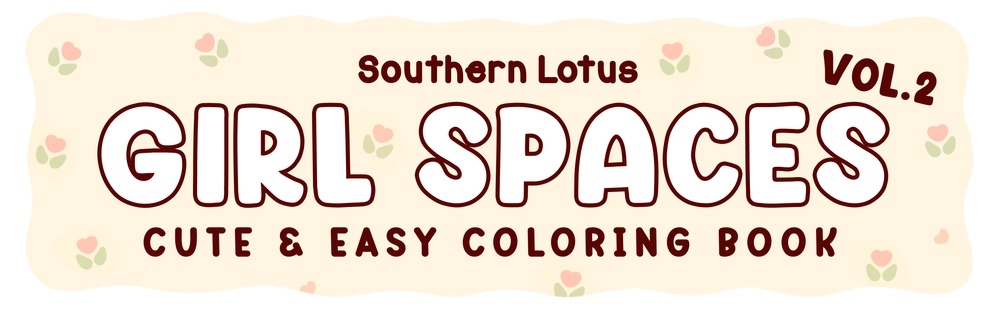 Girl Spaces Vol.2 Coloring Book - content plus - 0