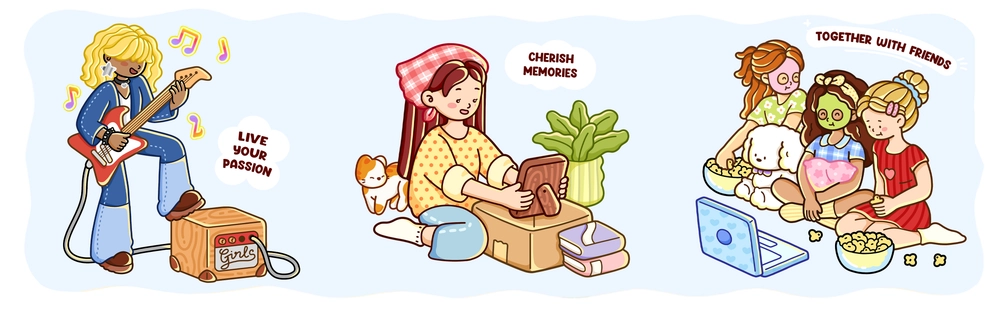 Girl Spaces Vol. 2 illustration