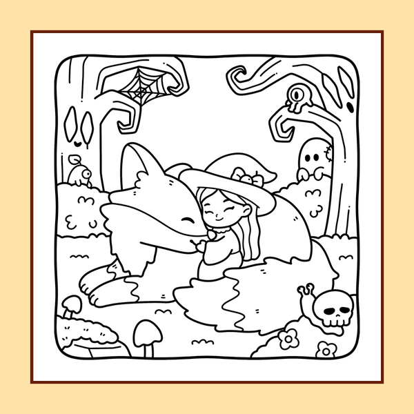 Spooky Vibes Vol.2 Coloring Book - 4