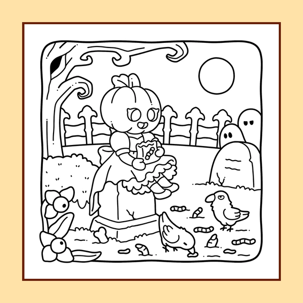 Spooky Vibes Vol.2 Coloring Book - 5