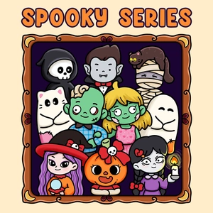 Spooky Coloring Book Series: Your Ultimate Coloring Books for Relaxation