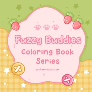 Fuzzy Buddies Series: A Collection of Animal Coloring Books for Your Cozy Days