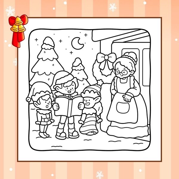 Merry Friends Coloring Book - 5