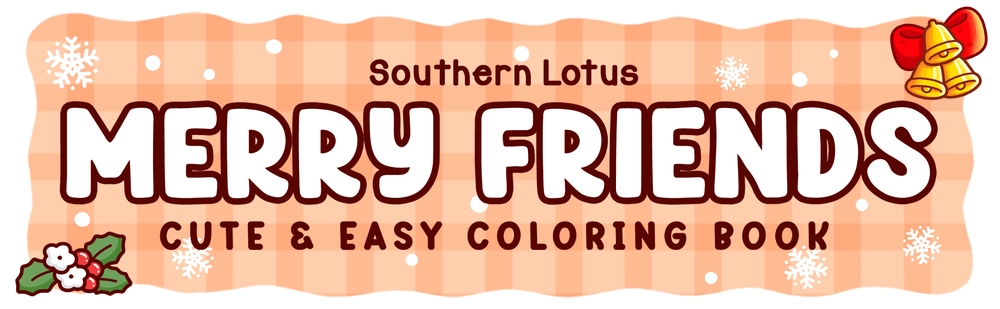 Merry Friends Coloring Book - content plus - 0