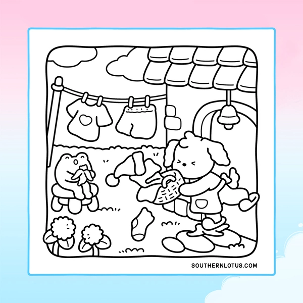 Little Friends Vol. 2 Coloring Book - 3