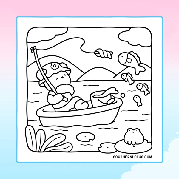 Little Friends Vol. 2 Coloring Book - 5
