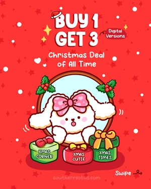 Christmas Super Promotion: Buy 1 Get 3 with the XMAS Coloring Book Collection