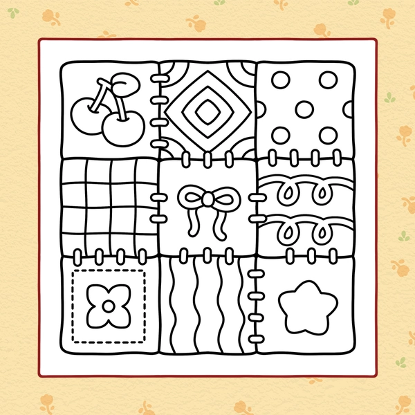 Cutie Patterns Coloring Book - 3