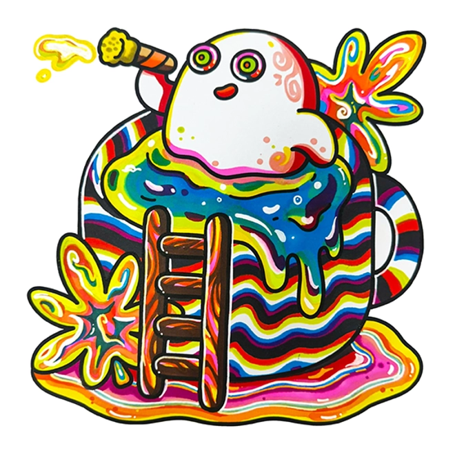 Creepy curiosities, Aesthetic Coloring Book, Download Free Pdf Printable Colouring Pages-0