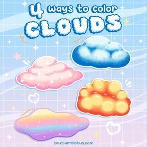 How to Draw Clouds with Alcohol Markers for Cozy Sky Coloring Pages
