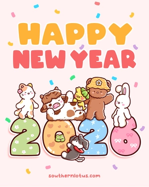 Happy New Year 2026: Thank You For Every Cozy Moment