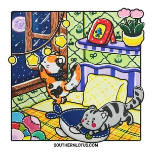 Gallery template image - Cat Moments, Adult Coloring Book Markers, Download Free Pdf Printable Colouring Pages
