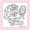 Comfy Vibes: Cozy Spring Girl Coloring Book - thumbnail - 4