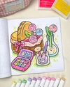 Comfy Vibes: Cozy Spring Girl Coloring Book - thumbnail - 3