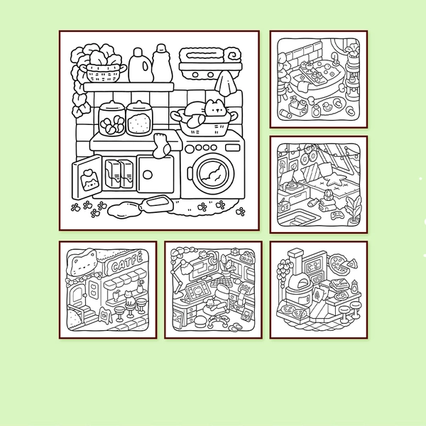 Little Comfy Coloring Book - 2