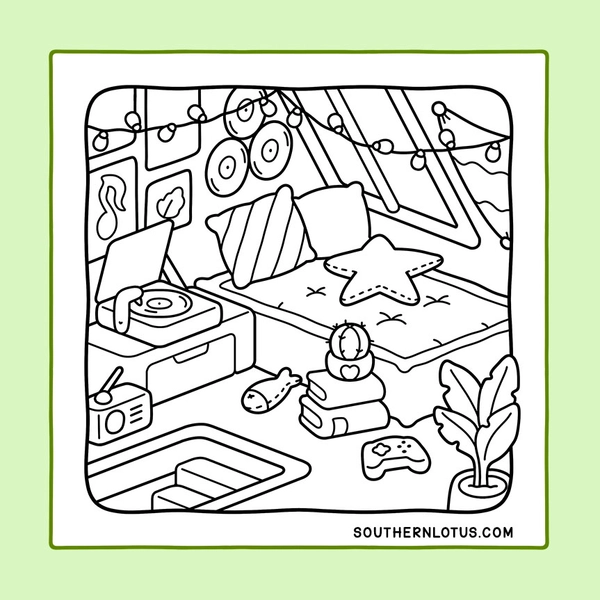 Little Comfy Coloring Book - 4