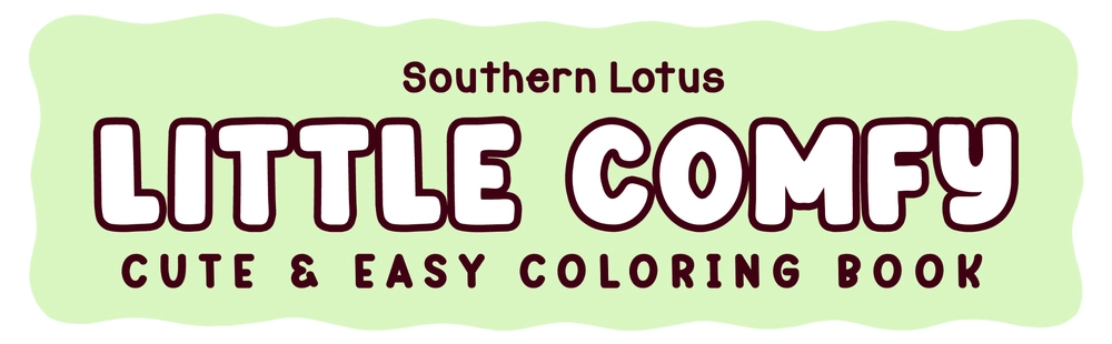 cozy room coloring page simple aesthetic interior