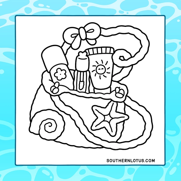 Comfy Vibes: Cozy Summer Girl Coloring Book - 5