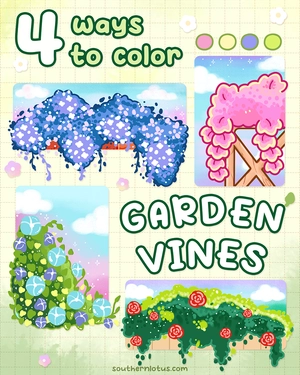How to Color Flower Vines: 4 Easy Coloring Tutorials for Beginners