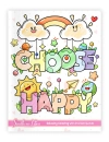 Choose Happy Coloring Book - thumbnail - 1