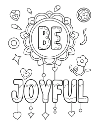 Choose Happy Coloring Book - 5