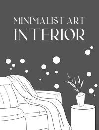 Minimalist Art Interior Coloring Book - 3