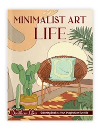 Minimalist Art Life Coloring Book - 1