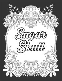Sugar Skull Coloring Book - 3