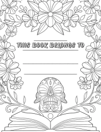 Sugar Skull Coloring Book - 4