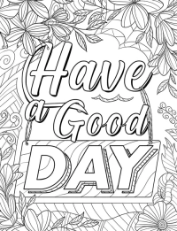 Have a Good Day Coloring Book - 3