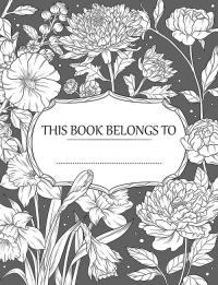 The Secret of Flowers Coloring Book - 4