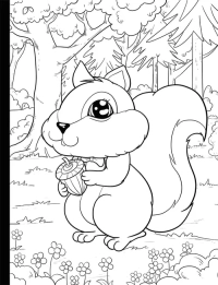 Chibi Animals Coloring Book - 5