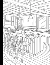 Cozy Kitchen Coloring Book - 5