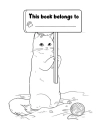 Cozy Bedroom With Cats Coloring Book - thumbnail - 4