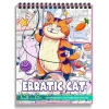 Erratic Cat Coloring Book - thumbnail - 2