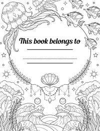 Ocean Minimalist Art Coloring Book - 4